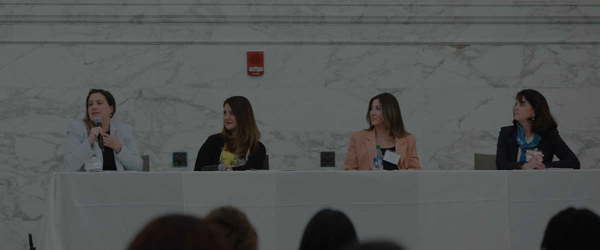 four women on a panel